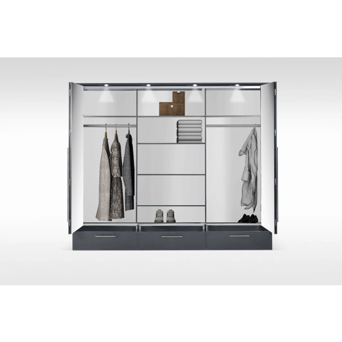 Szafa TOLEDO Biały 255 cm